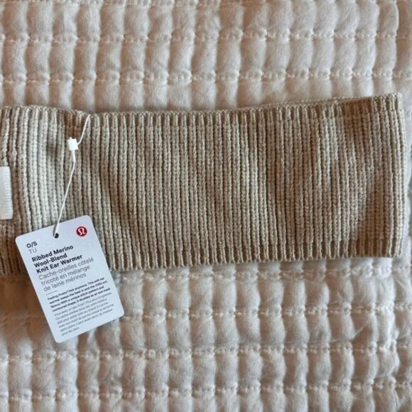 Lululemon Merino Earwarmer Tan Wool - Picture 1 of 2
